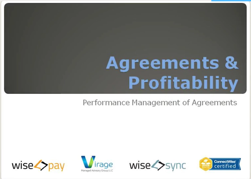 Wise-Sync Learning: Workshop 11 - Agreement Profitability