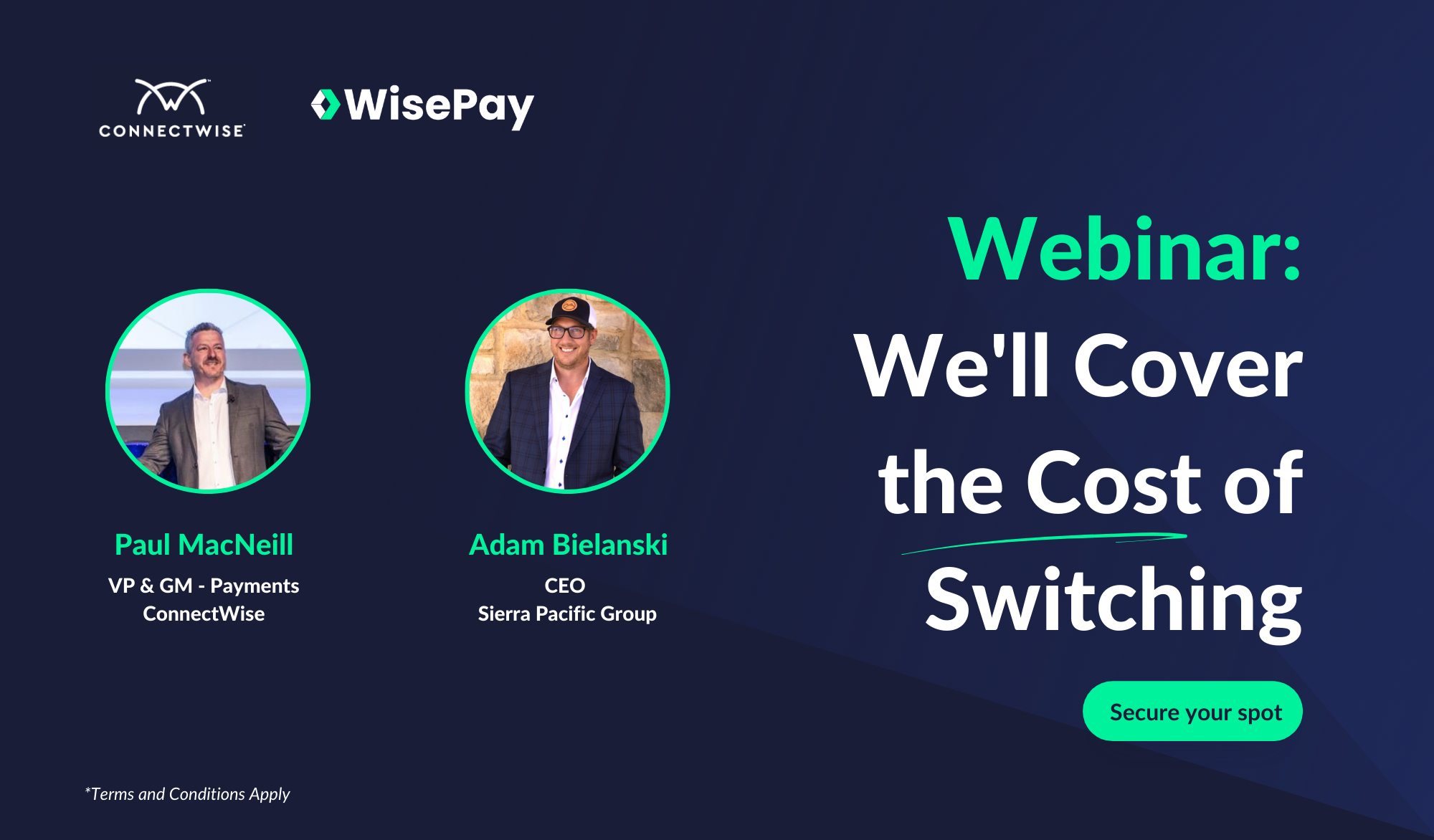 Webinar: We'll Cover the Cost of Switching to WisePay