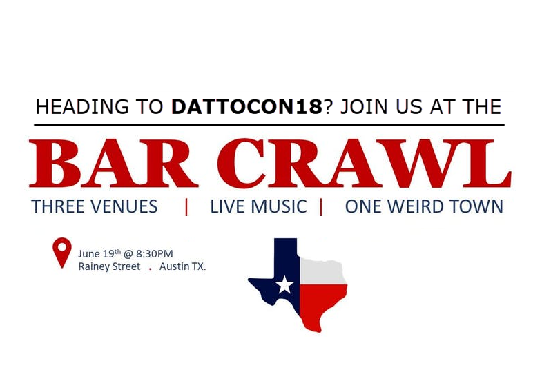 DattoCon18 After Party Bar Crawl (Austin 19 June 2018)