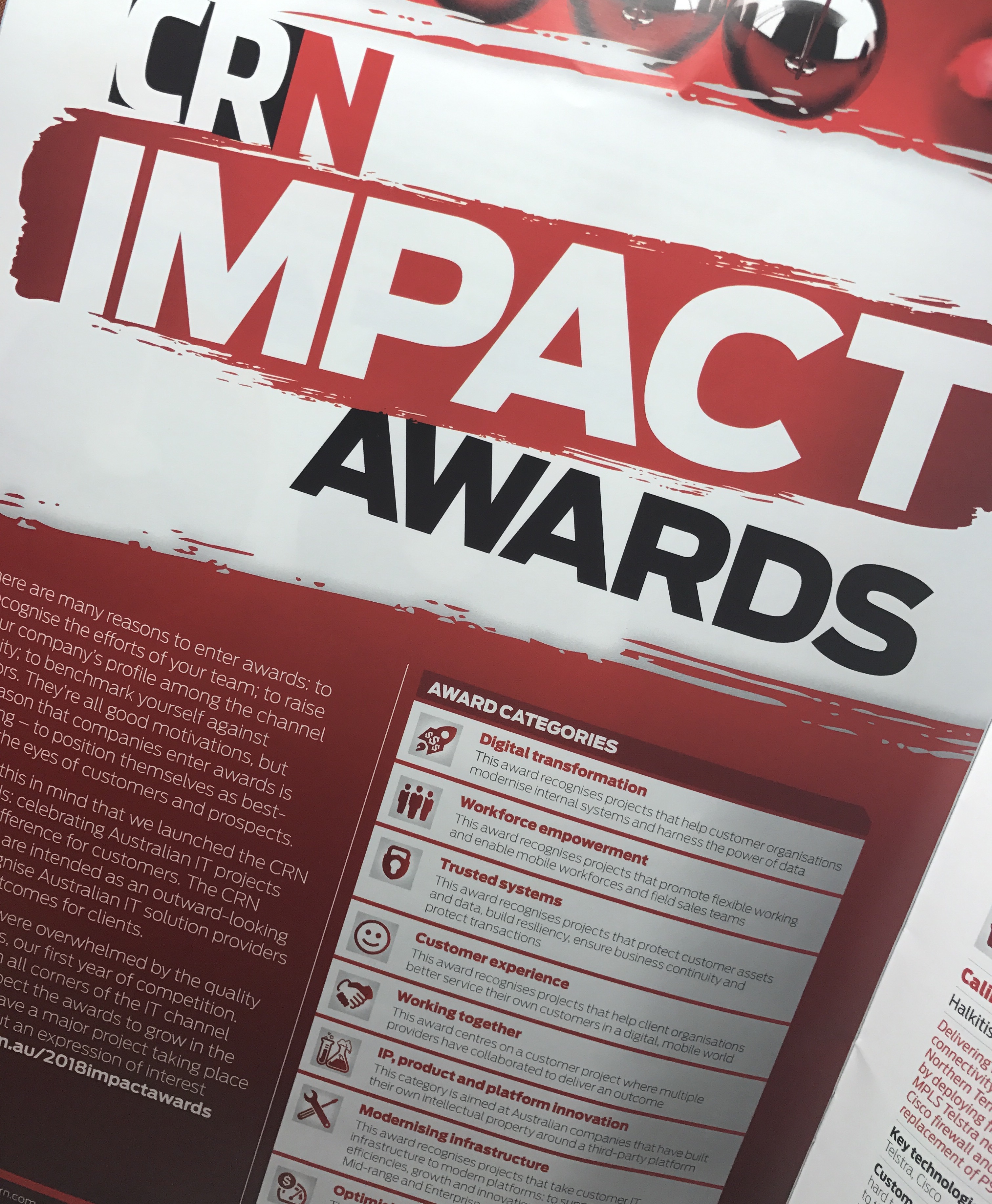 Wise-Sync named as a finalist for CRN Impact Awards 2017 (IP, Product and platform innovation)