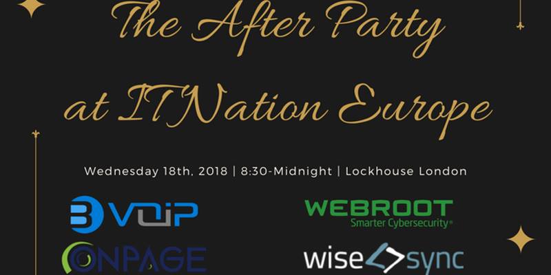 IT Nation Europe After Party (London 19 April 2018)