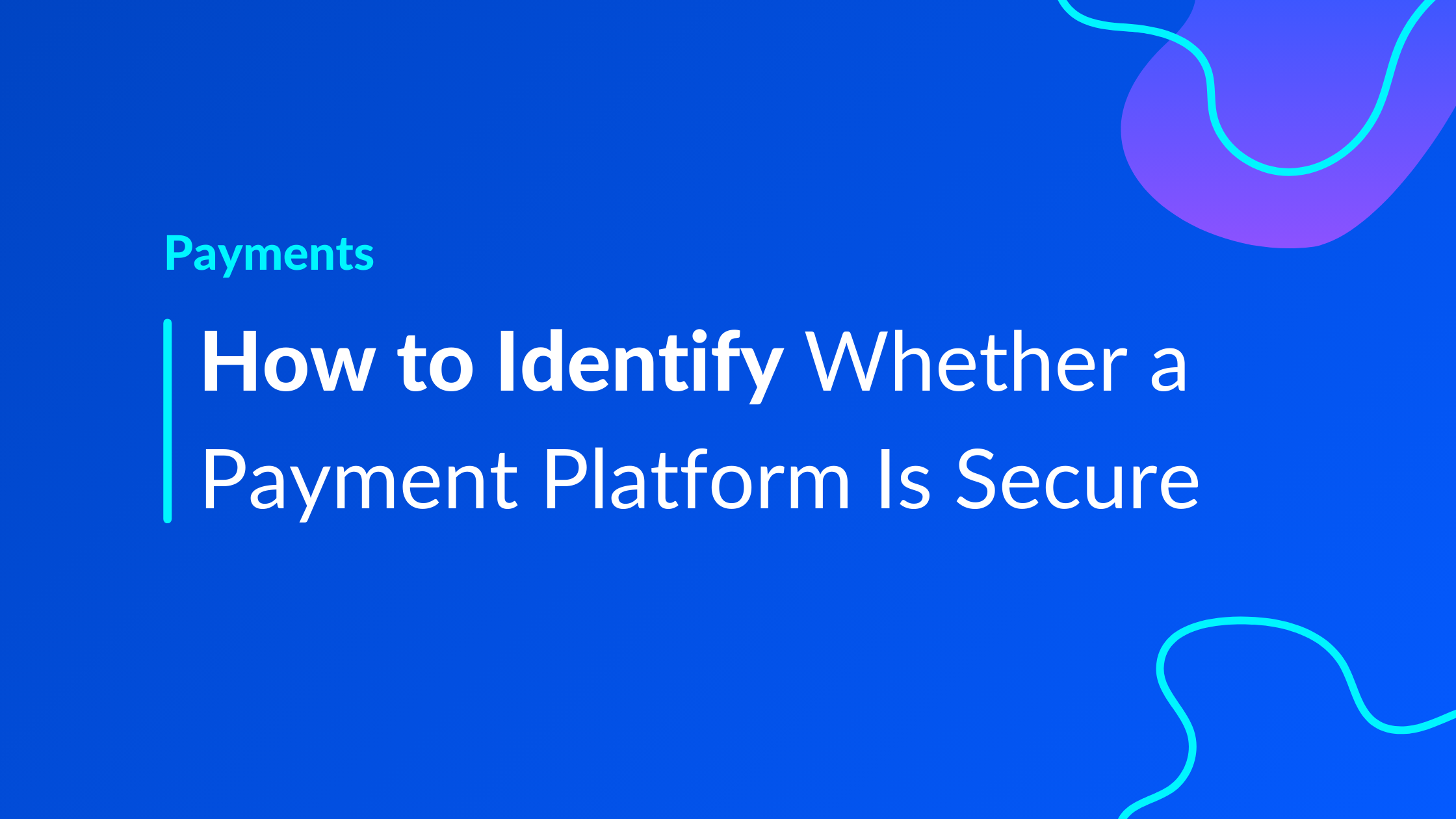 How to Identify Whether a Payment Platform Is Secure