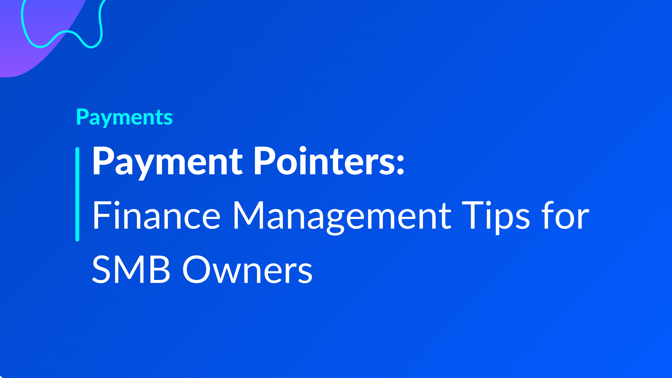 Payment Pointers: Finance Management for SMBs